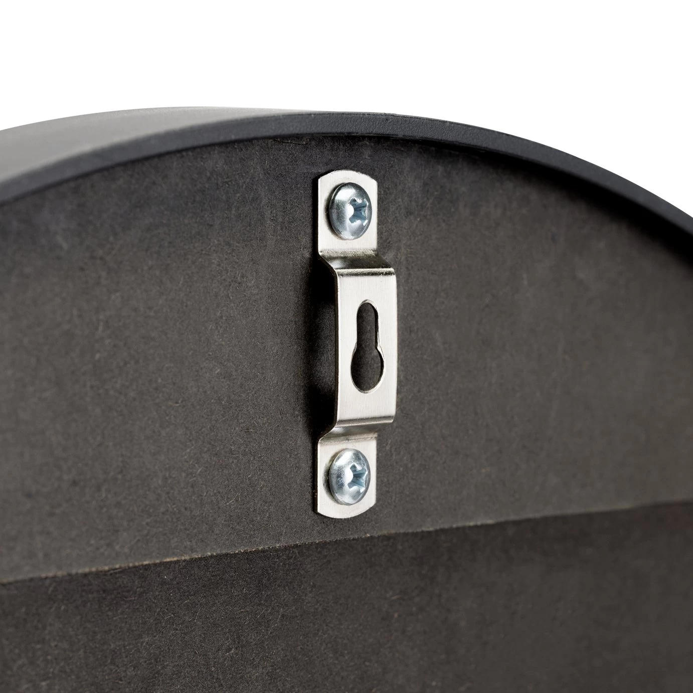 Habitat Arch Metal Wall Mirror - Black - 45x60cm - Image 5