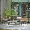 Habitat 4 Seater Bamboo Effect Garden Sofa Set