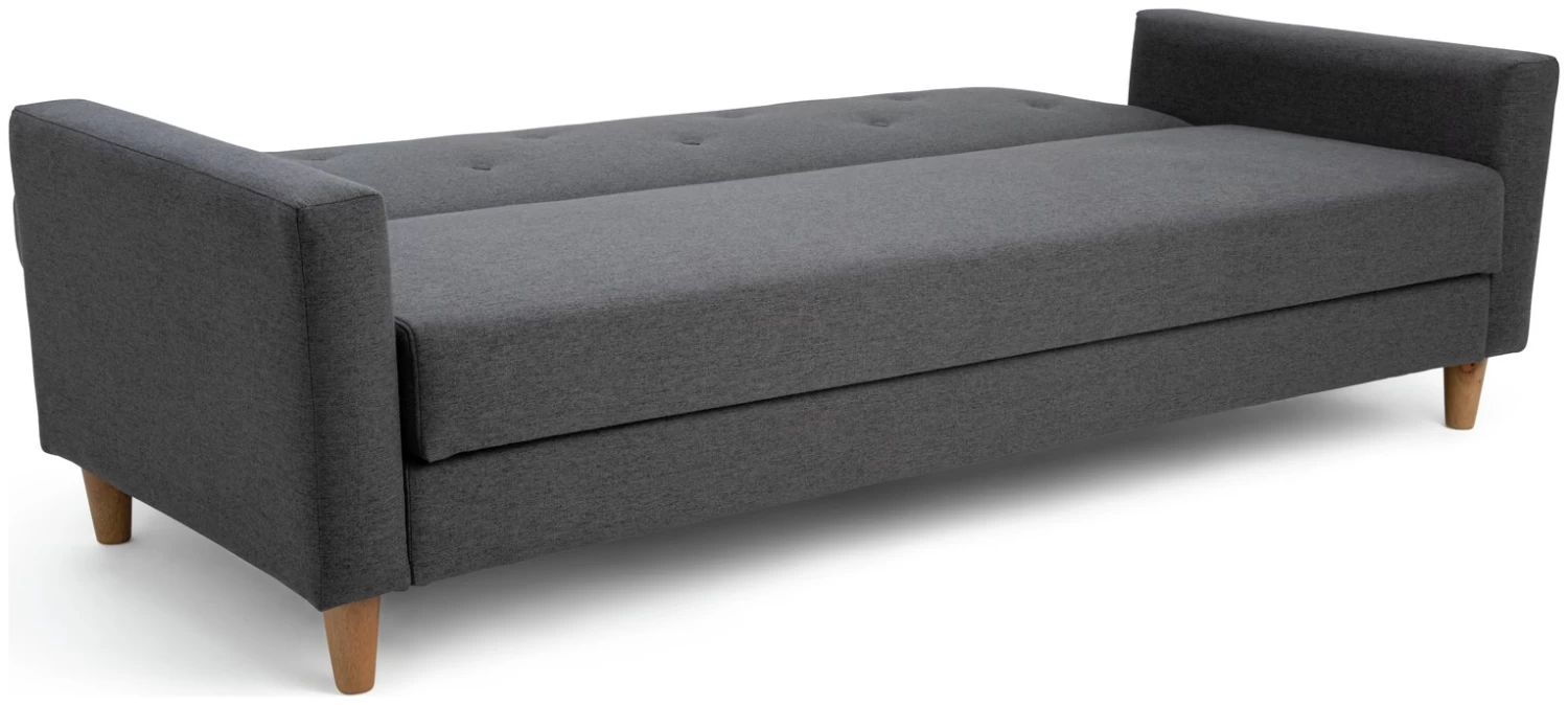 Habitat Brooks Clic Clac Fabric Sofa Bed - Grey - Image 5