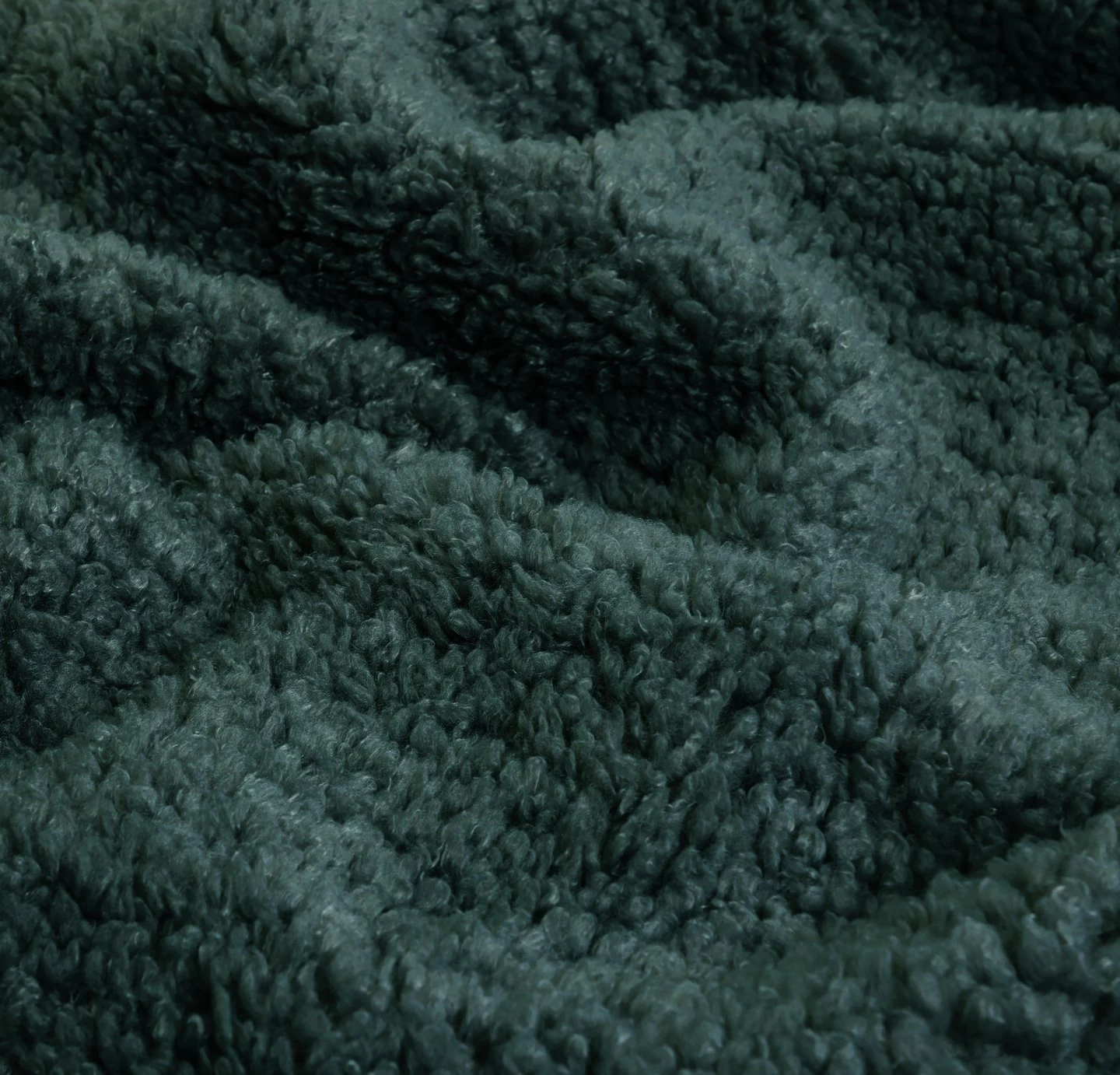 Habitat Faux Shearling Throw - Green - 125X150cm - Image 5