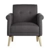 Habitat Evie Armchair In A Box - Charcoal