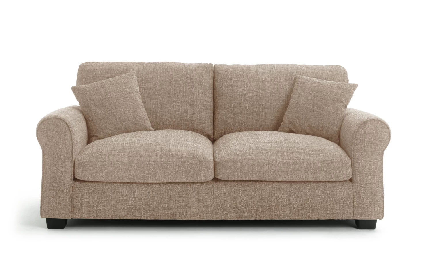 Habitat Lisbon Fabric 3 Seater Sofa - Beige