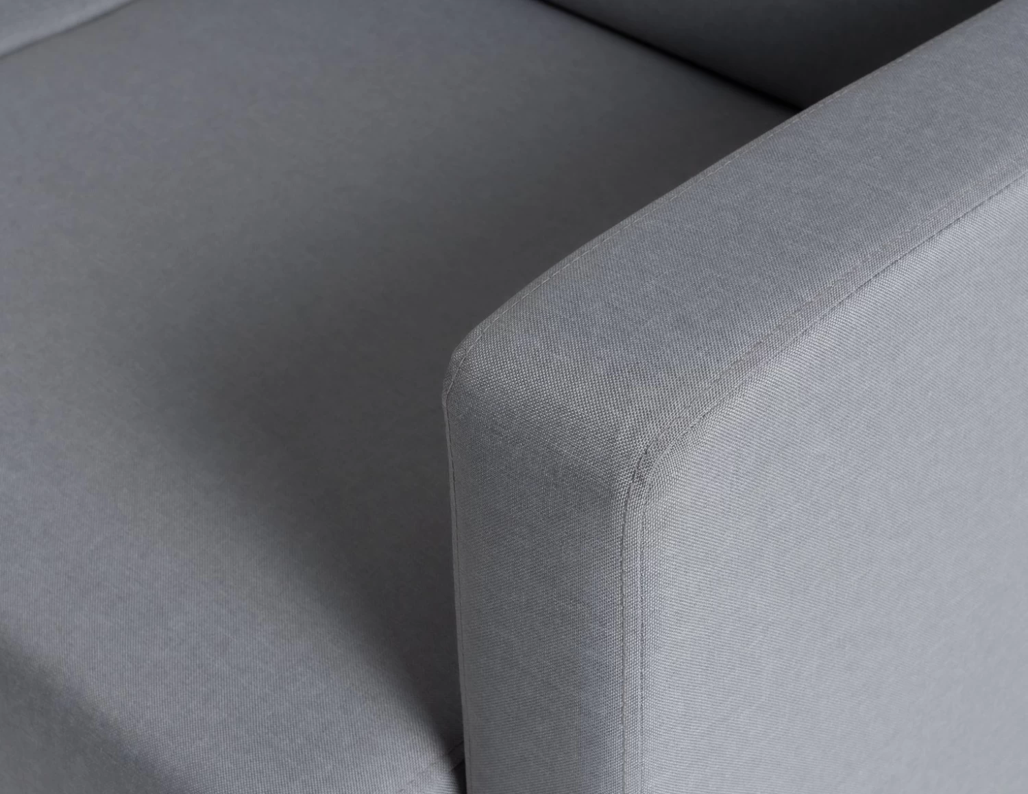 Habitat Rosie 2 Seater Fabric Sofa Bed - Light Grey - Image 5