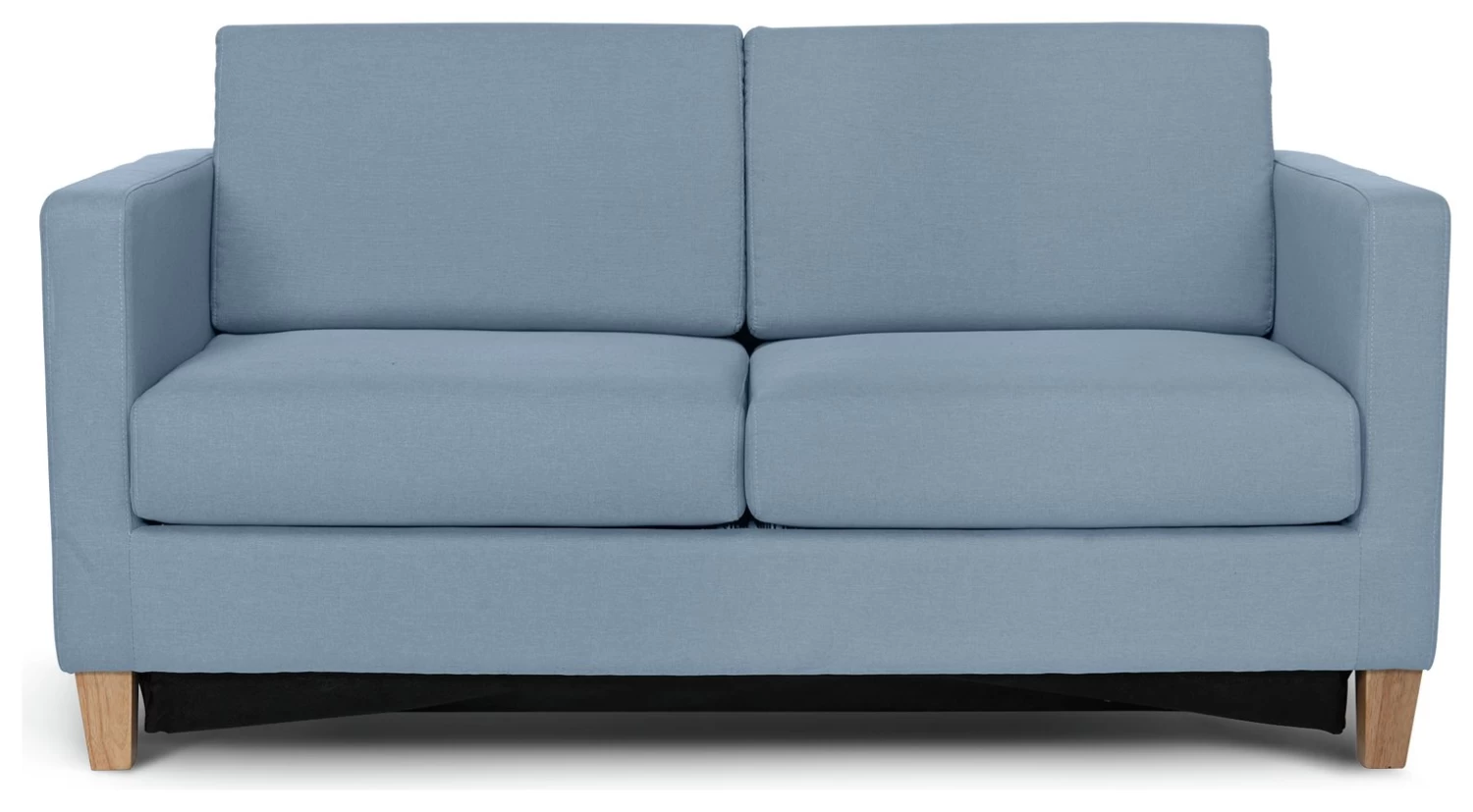 Habitat Rosie 2 Seater Fabric Sofa Bed - Pale Blue