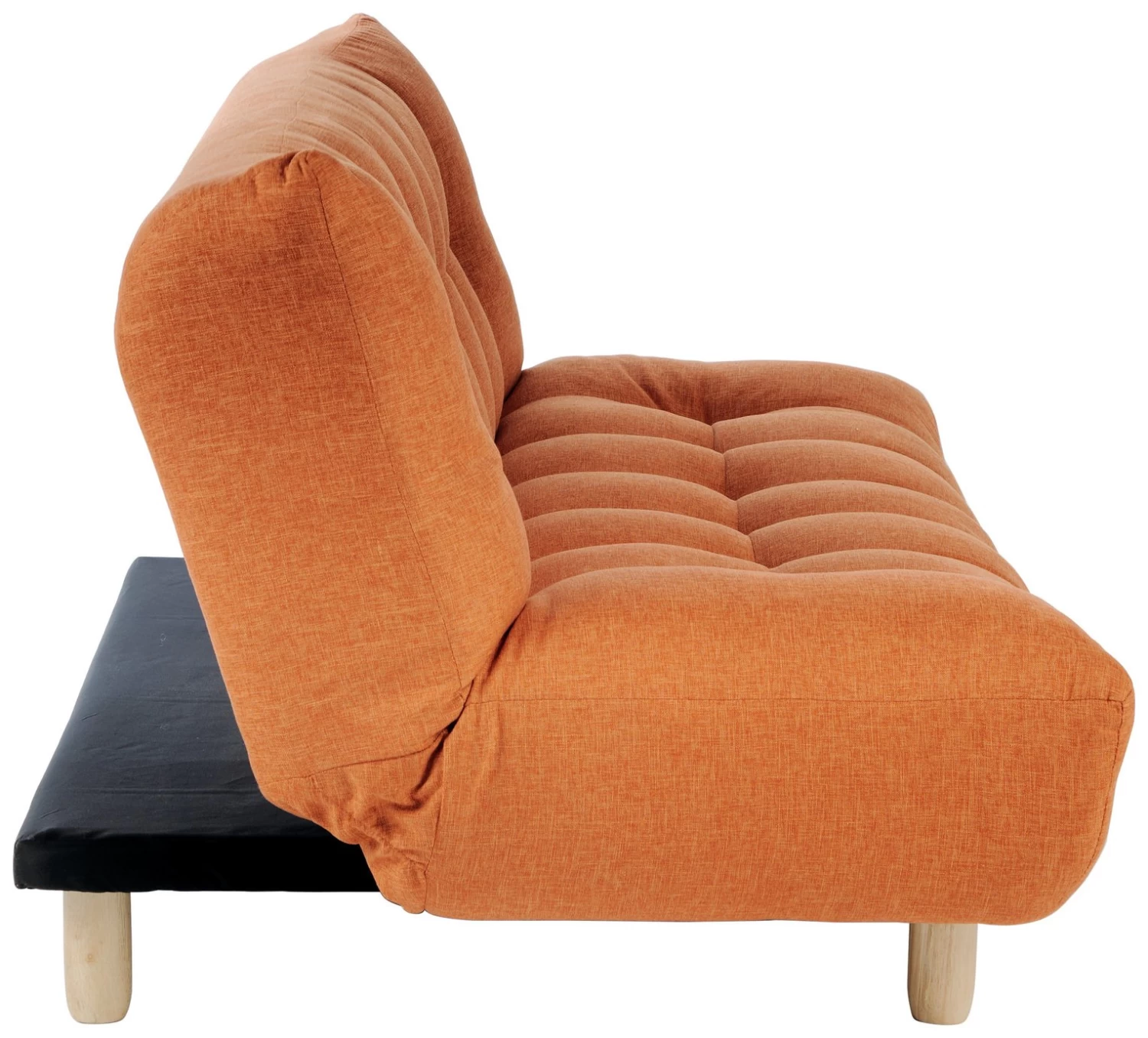 Habitat Kota 3 Seater Fabric Clic Clac Sofa Bed - Orange - Image 4