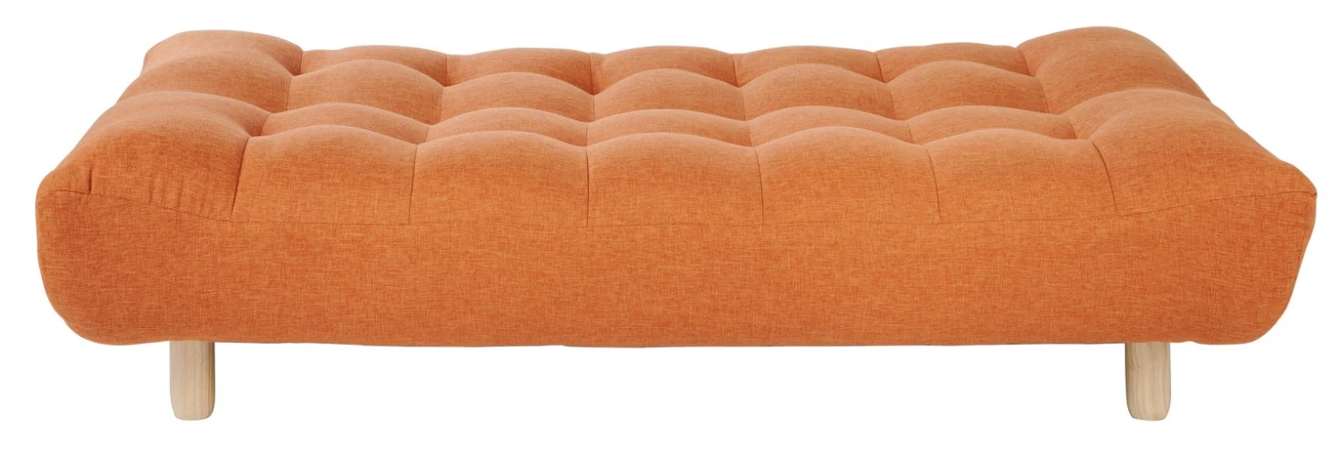 Habitat Kota 3 Seater Fabric Clic Clac Sofa Bed - Orange - Image 6