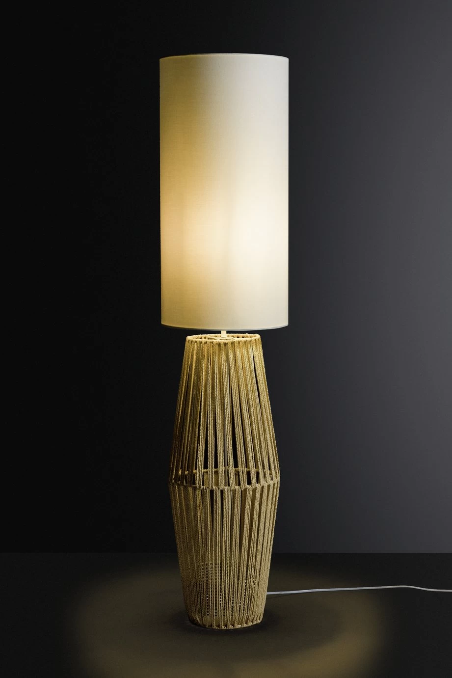 Habitat Global Rope Base Floor Lamp - Natural - Image 3