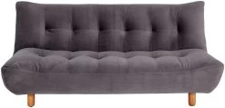 Habitat Kota 3 Seater Velvet Clic Clac Sofa Bed - Grey