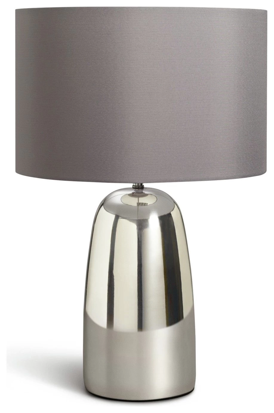 Habitat Largo Touch Table Lamp - Grey & Chrome - Image 2