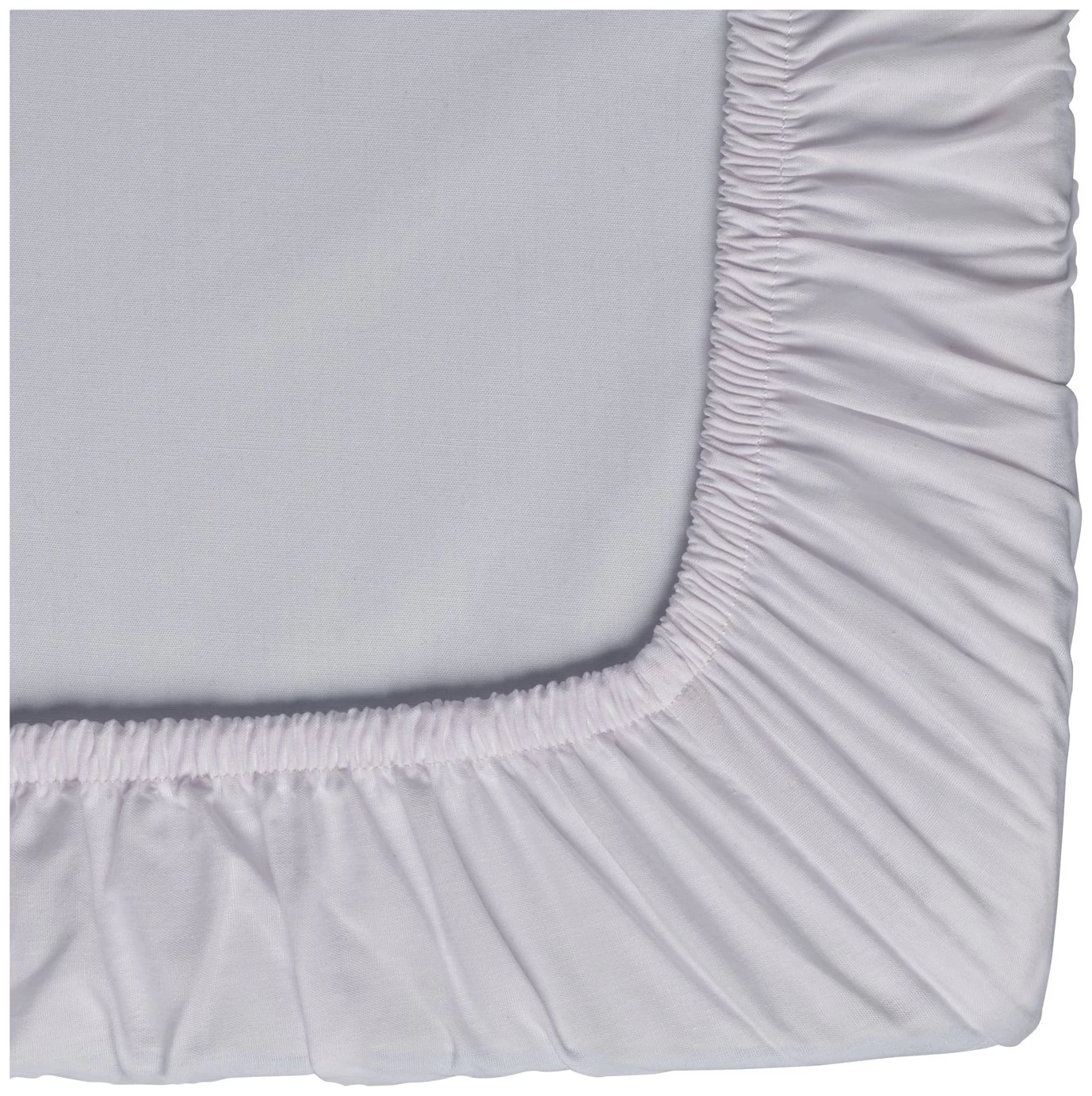 Habitat Pure Cotton 200TC White Fitted Sheet - Single - Image 2