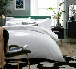 Habitat Egyptian Cotton 400TC White Bedding Set - Single