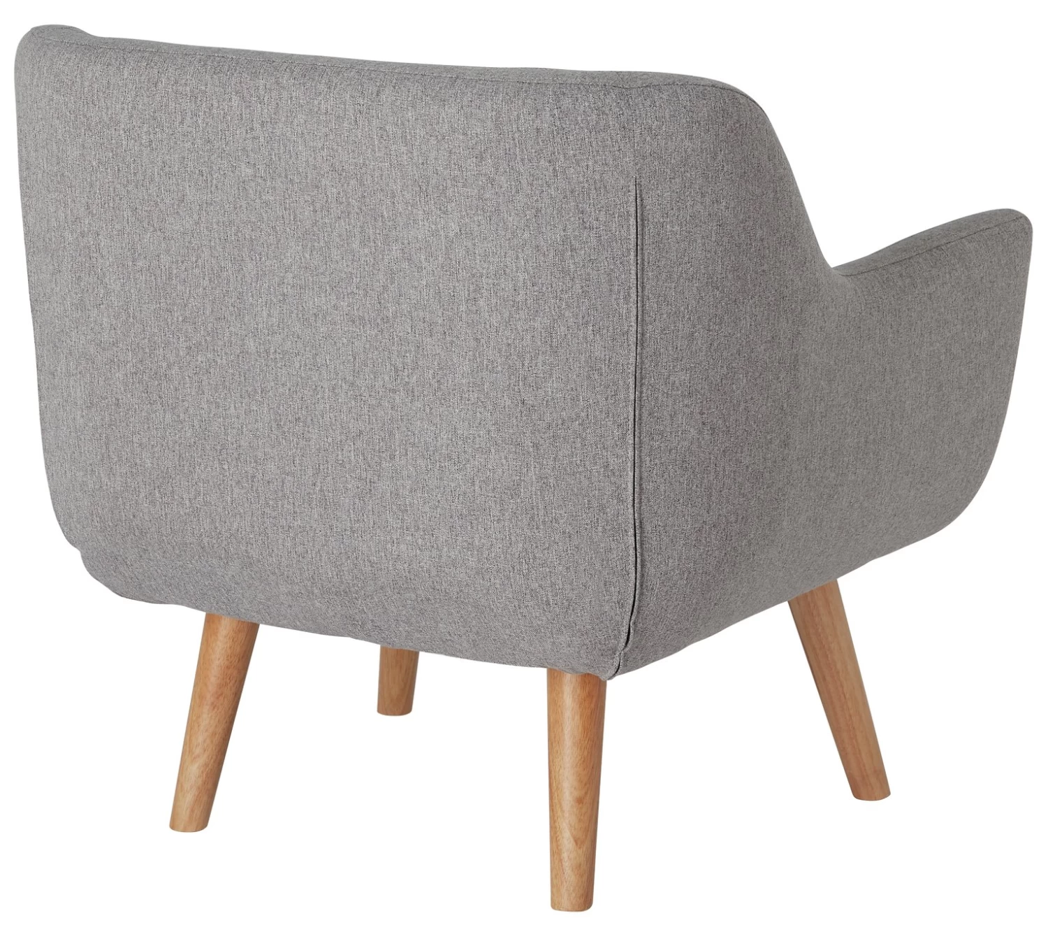 Habitat Nellie Fabric Accent Chair - Grey - Image 3
