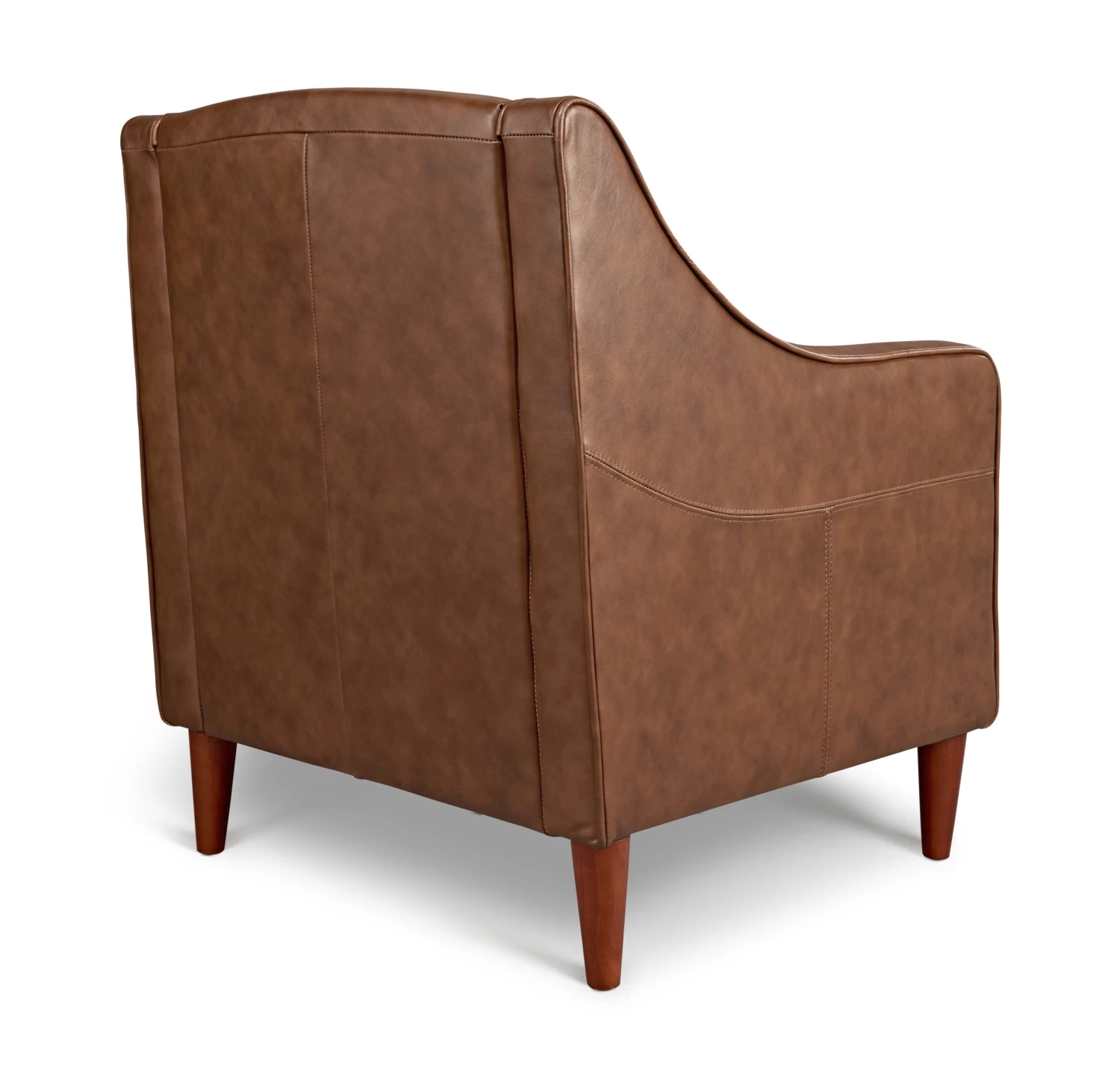 Habitat Dorian Faux Leather Armchair - Tan - Image 3