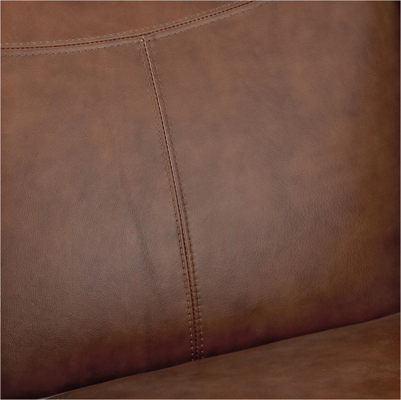 Habitat Dorian Faux Leather Armchair - Tan - Image 4