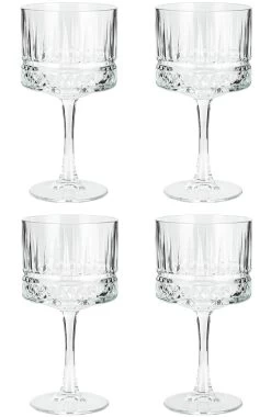 Habitat Pressed Set Of 4 Gin Glasses