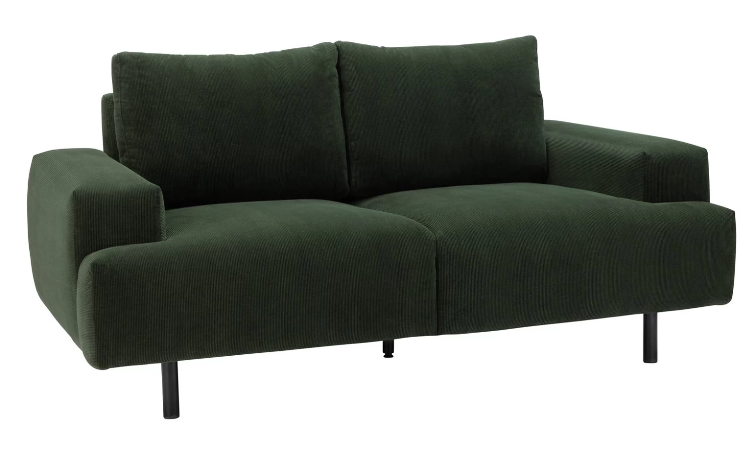Habitat Julien Fabric 2 Seater Sofa - Dark Green - Image 5