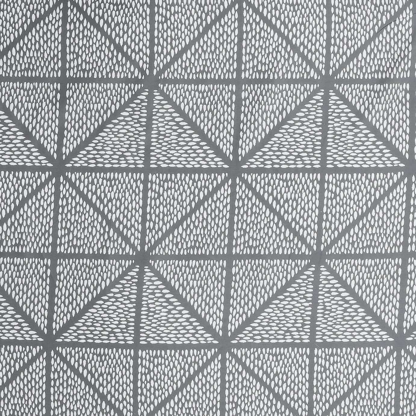 Habitat Stockholm Diamond Dash Grey Bedding Set - Single - Image 2