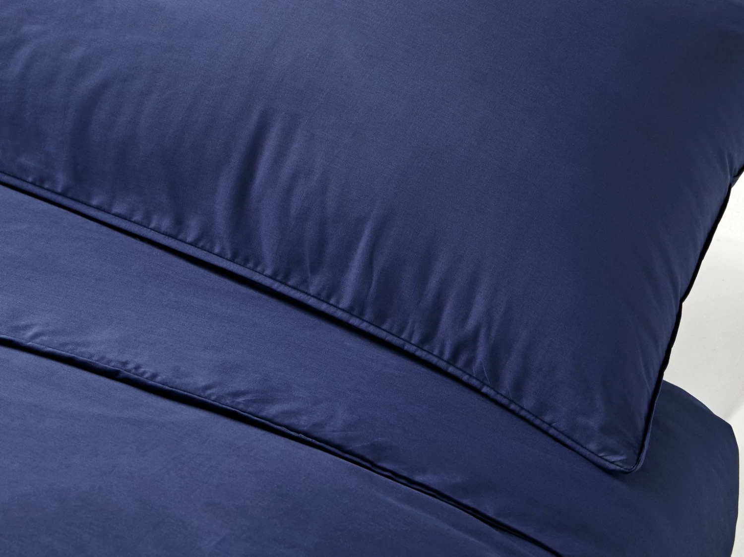 Habitat Cotton Rich Plain Navy Bedding Set - Single - Image 2