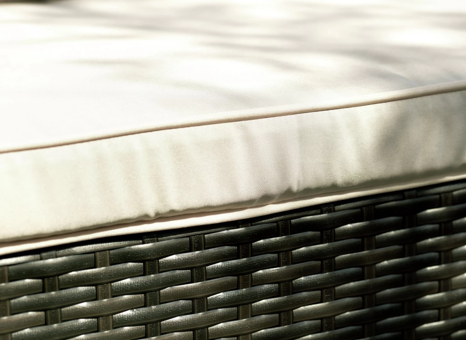 Habitat 4 Seater Rattan Effect Garden Sofa Set - Brown - Image 6