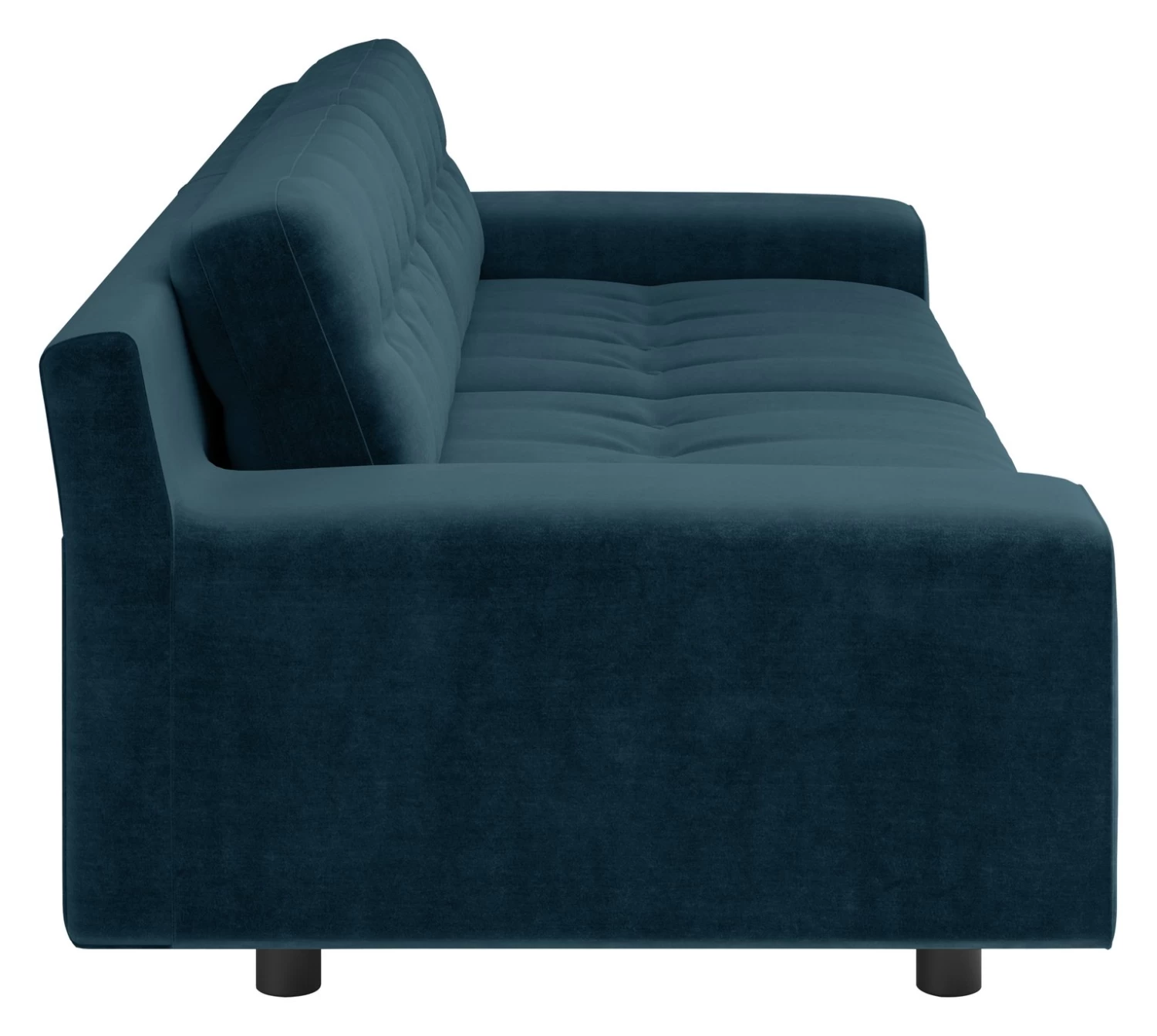 Habitat Hendricks Velvet 4 Seater Sofa - Ink Blue - Image 6