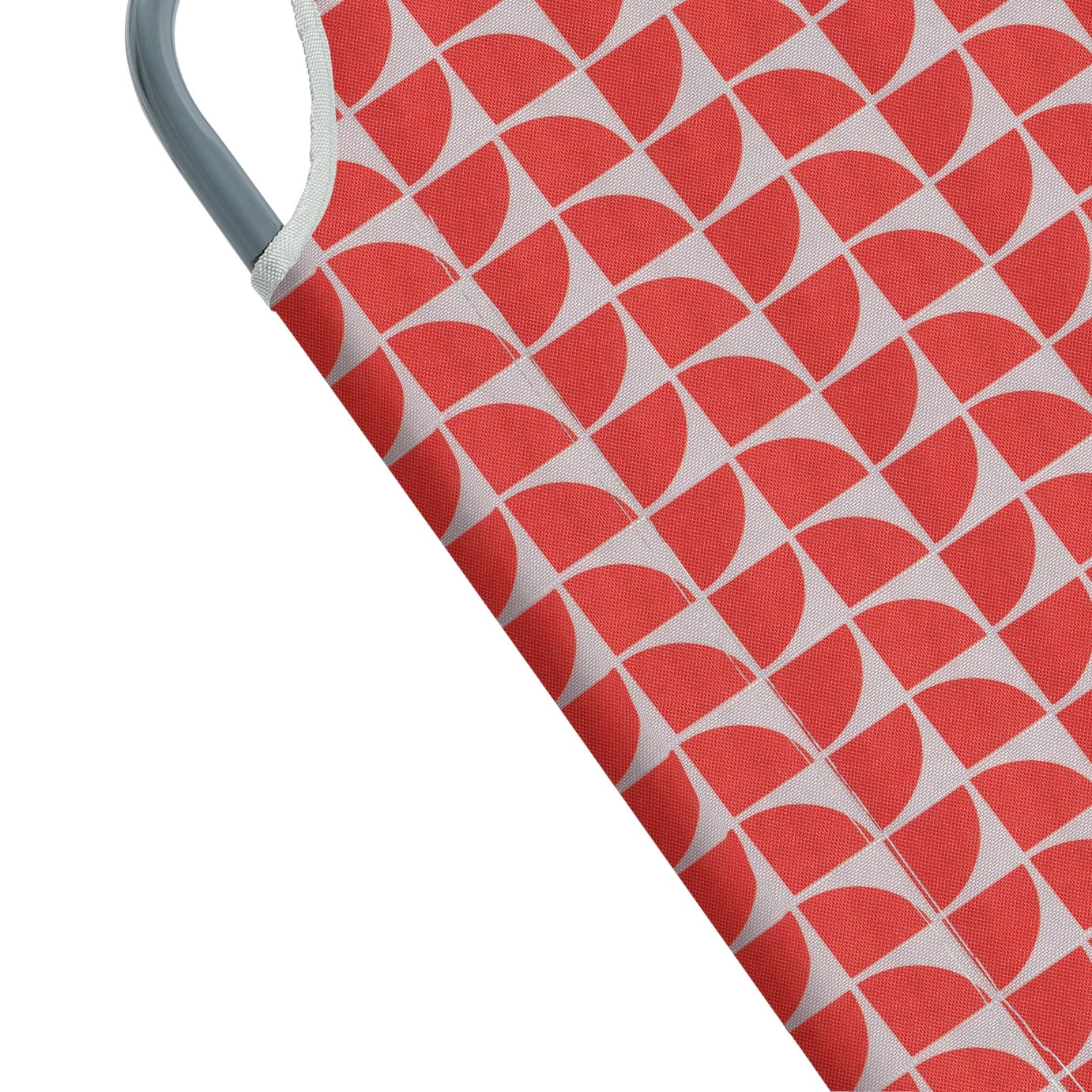 Habitat Folding Metal Sun Lounger - Geo Orange - Image 11