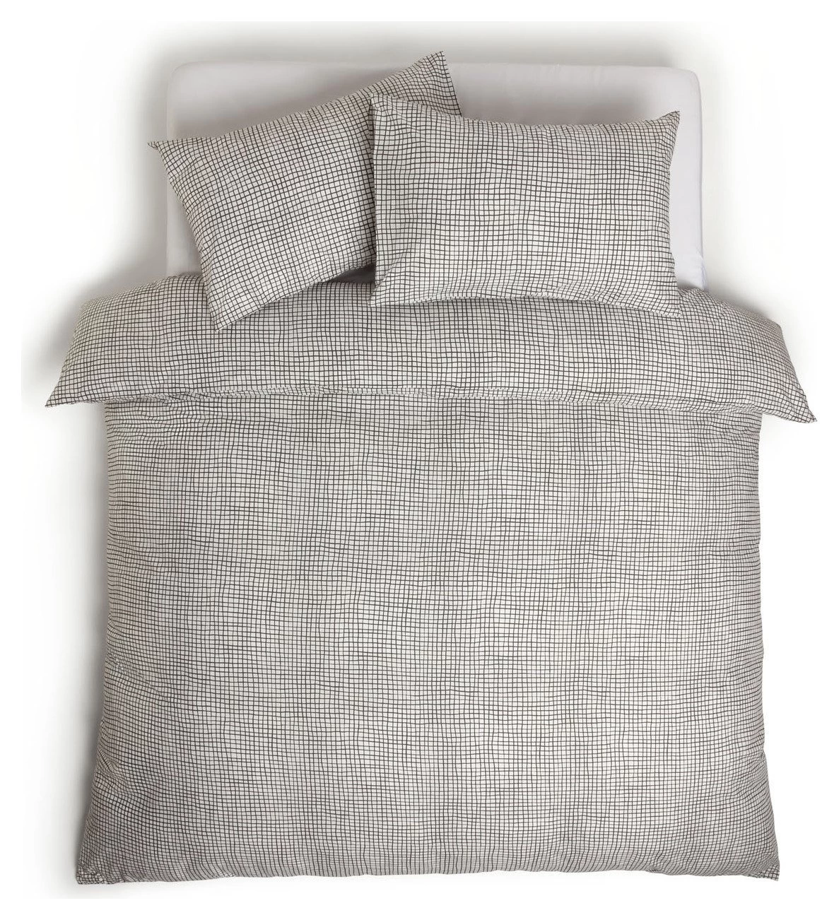 Habitat Cotton Willow Black & White Bedding Set - Double - Image 3