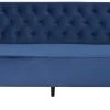 Habitat Blake Velvet 3 Seater Sofa - Navy Blue