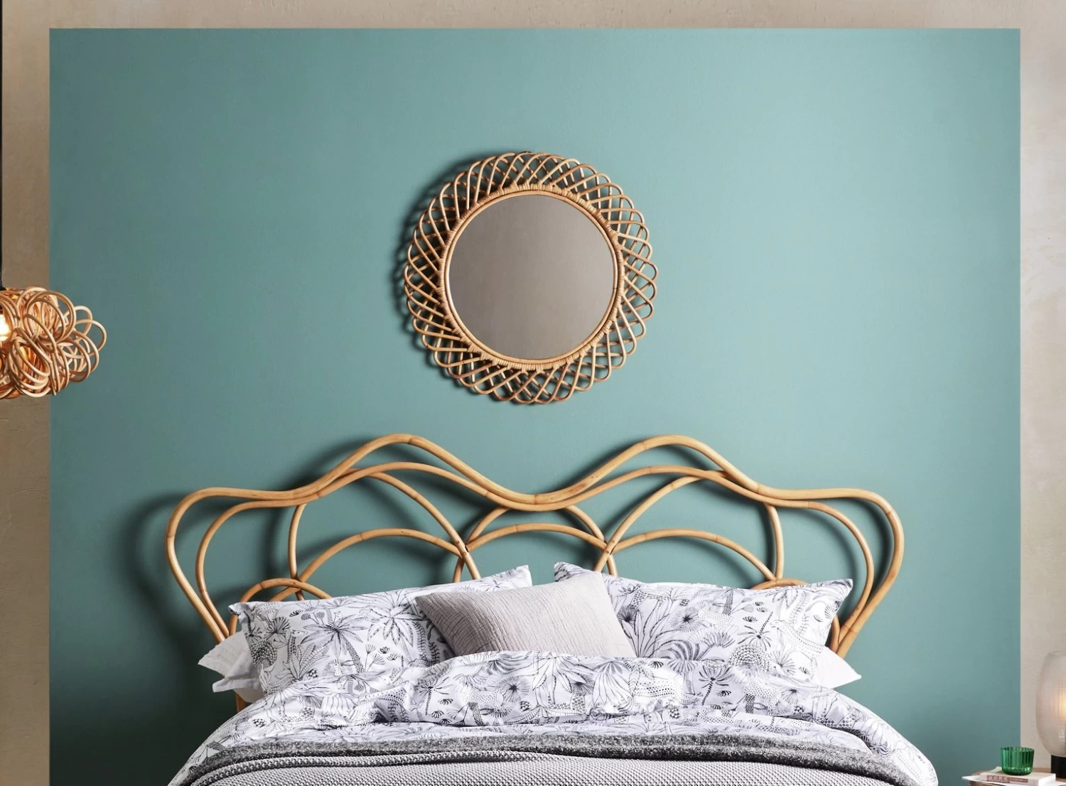 Habitat Asri Rattan Headboard - Double - Image 7