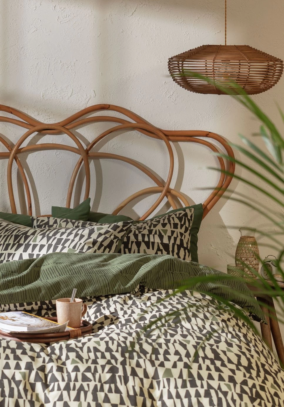 Habitat Asri Rattan Headboard - Double - Image 4