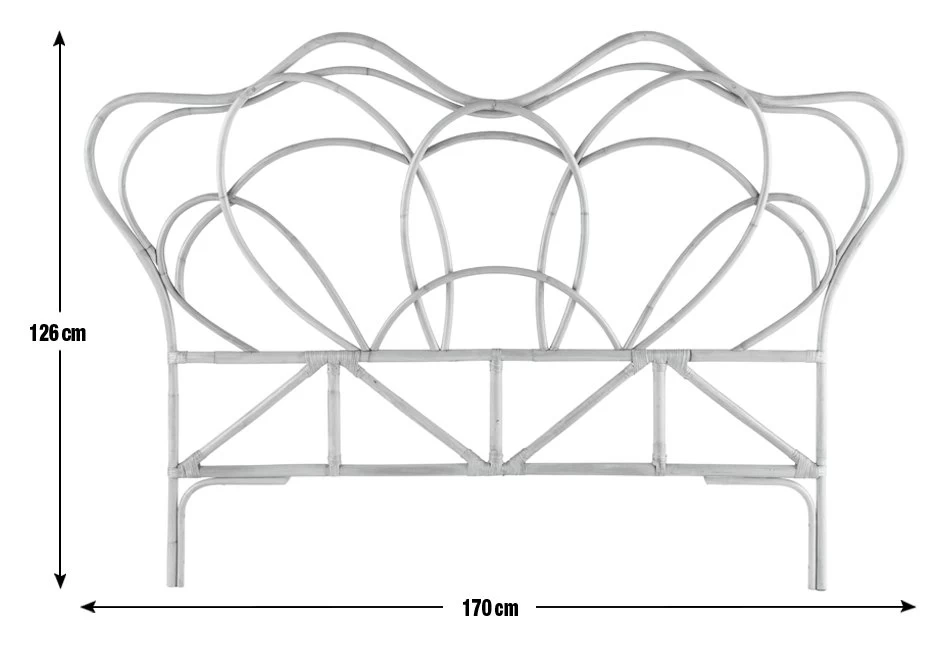 Habitat Asri Rattan Headboard - Double - Image 5