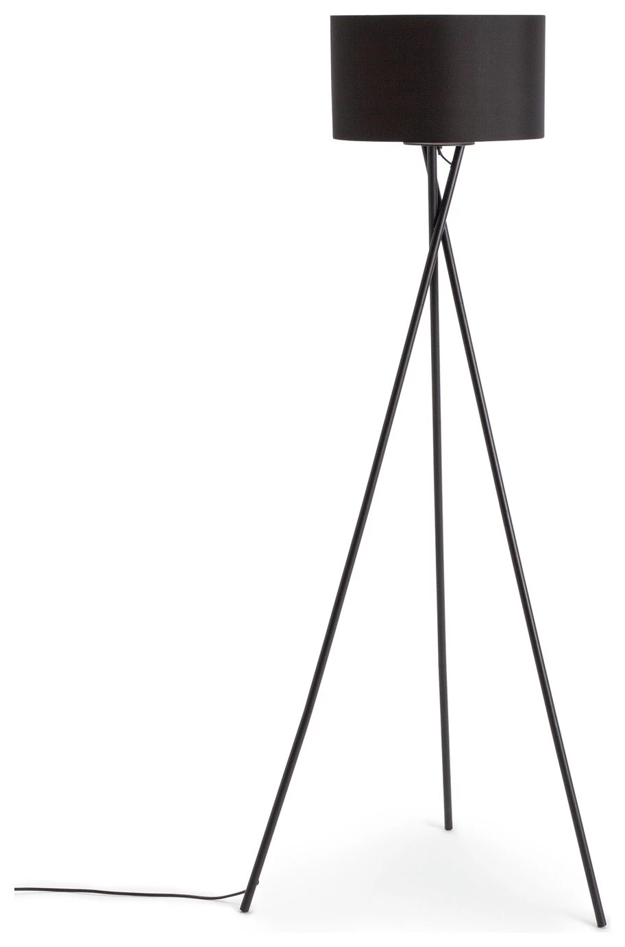 Habitat Matt Tripod Floor Lamp - Black - Image 2