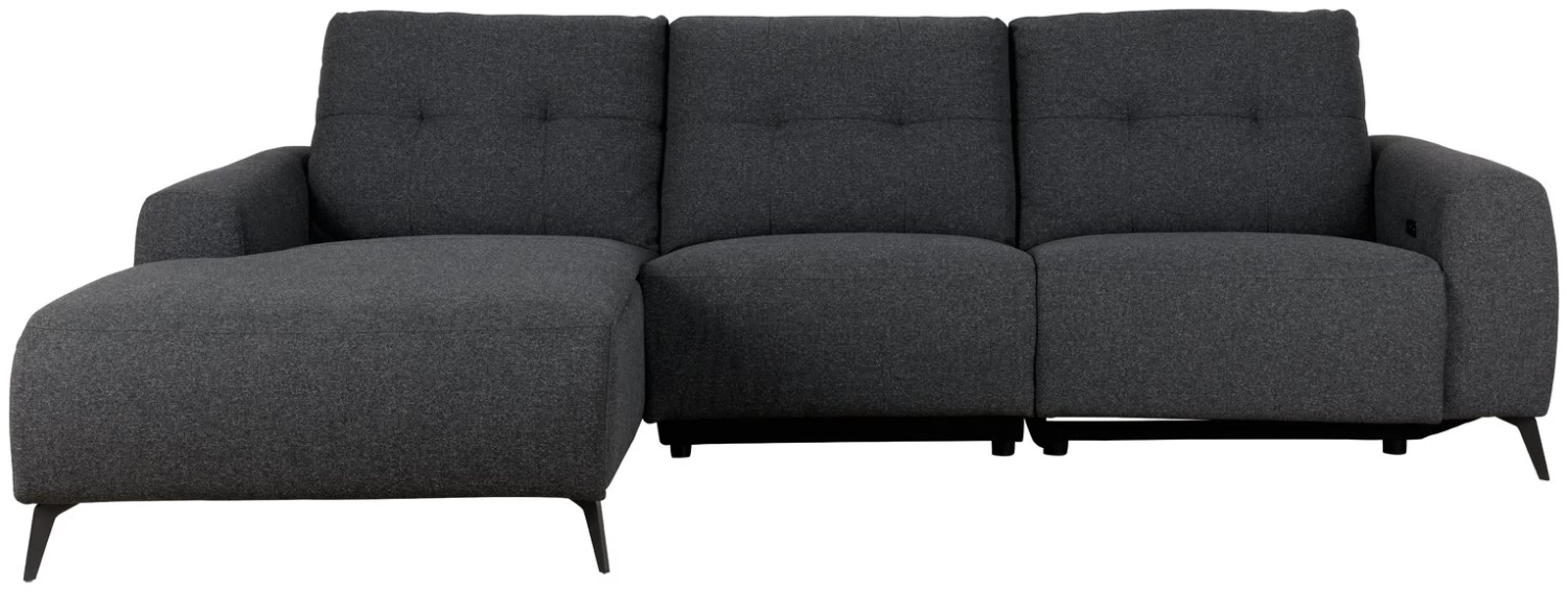 Habitat Ghost Left Hand Power Recliner Corner Sofa -Charcoal - Image 3