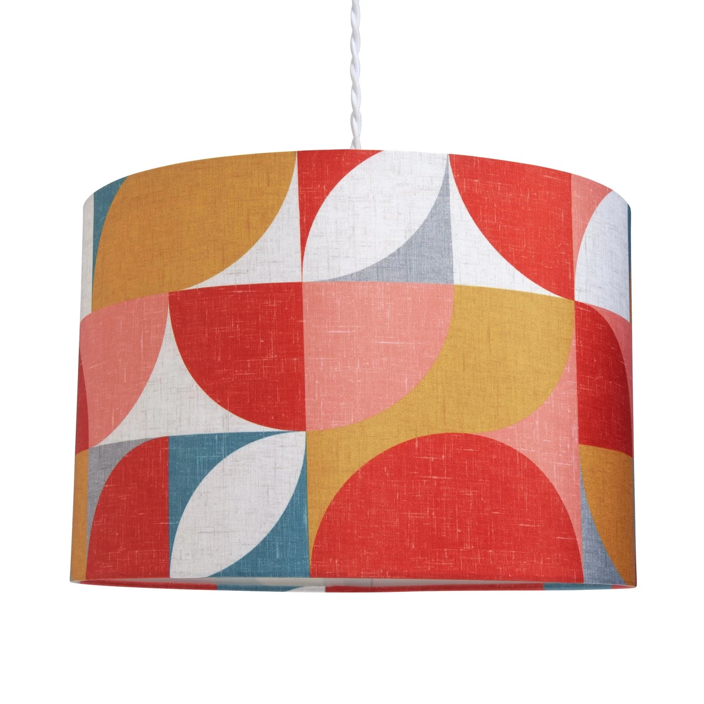 Habitat Mid Century Printed Shade - Multicolour