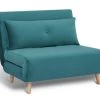 Habitat Roma Small Double Velvet Chairbed - Teal