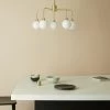 Habitat Boyd Flush Ceiling Light - Brass
