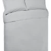 Habitat Cotton Anti Microbial Dove Grey Bedding Set-Kingsize