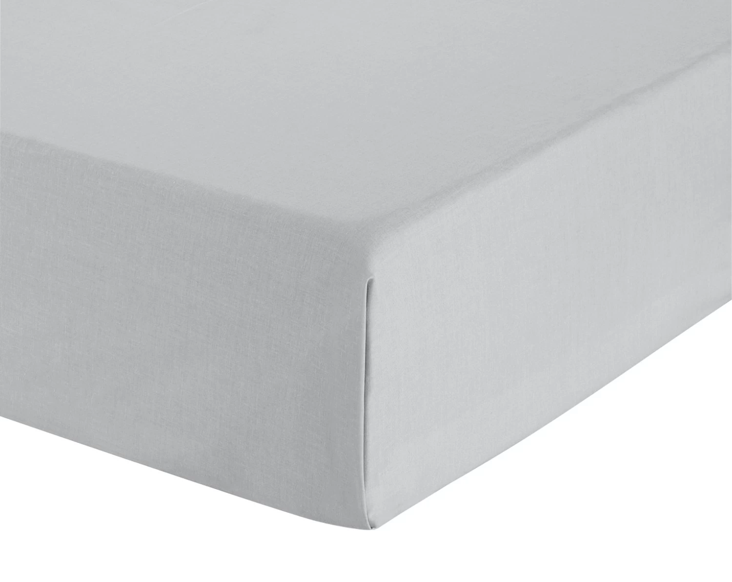 Habitat Cotton Rich Plain Dove Grey Flat Sheet - Single