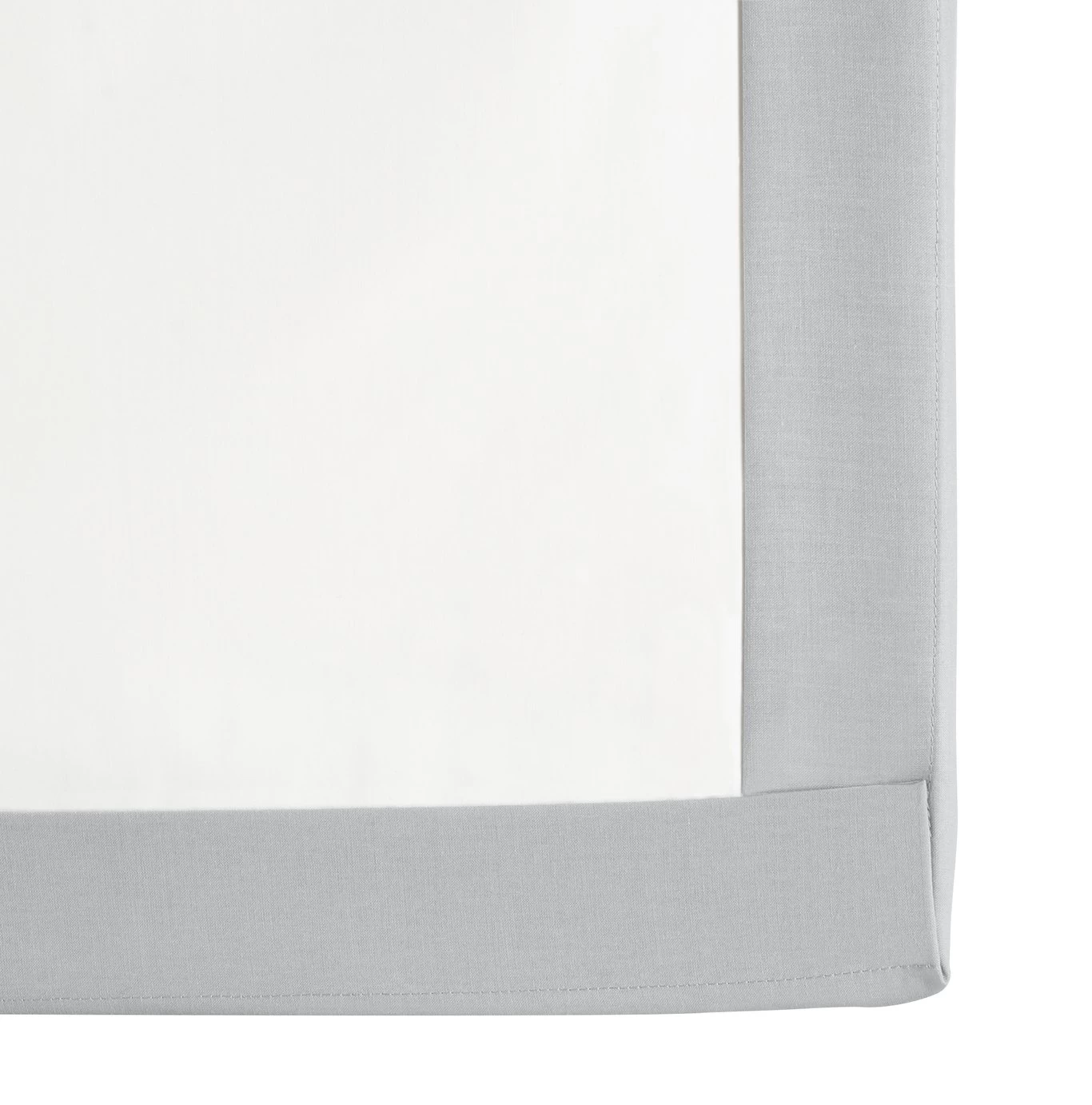 Habitat Cotton Rich Plain Dove Grey Flat Sheet - Single - Image 2