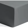 Habitat Egyptian Cotton 400TC Slate Grey Fitted Sheet-Double