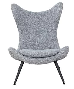 Habitat Robbie Fabric Accent Chair - Grey