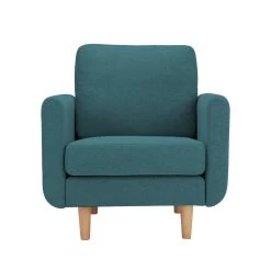 Habitat Remi Fabric Armchair In A Box -Teal