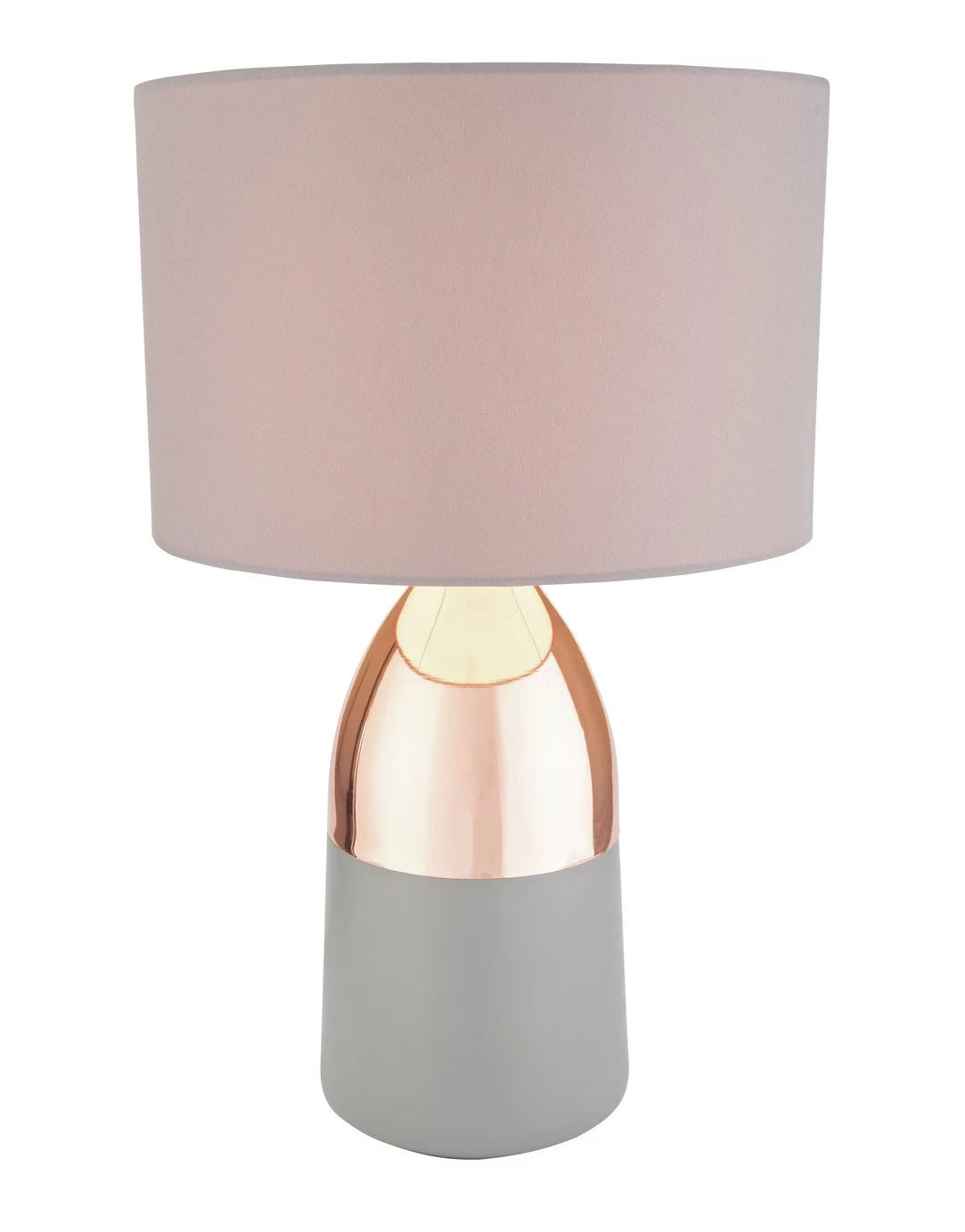 Habitat Pluto Touch Table Lamp - Copper & Grey - Image 3