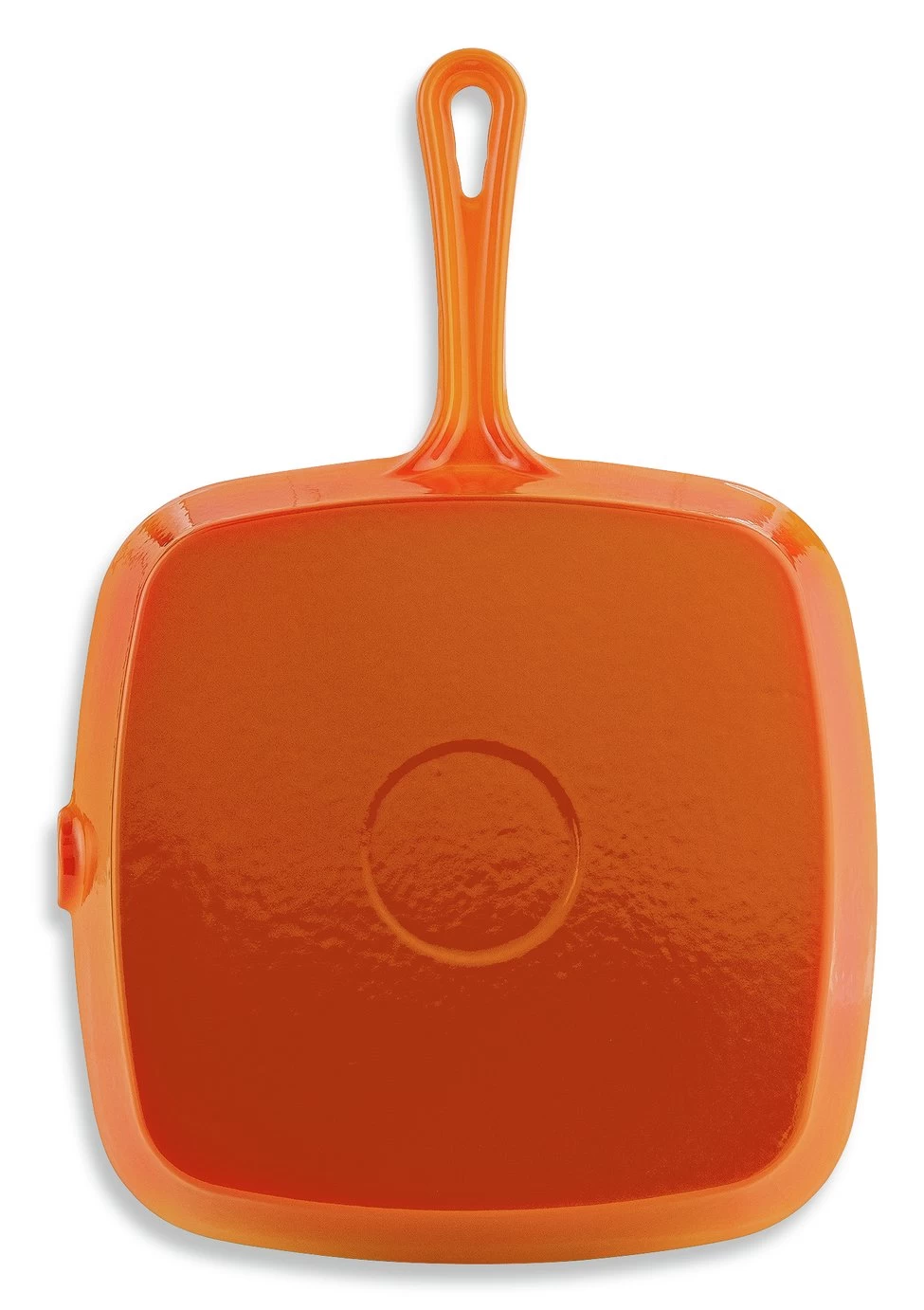 Habitat 23cm Cast Iron Griddle Pan - Orange - Image 4