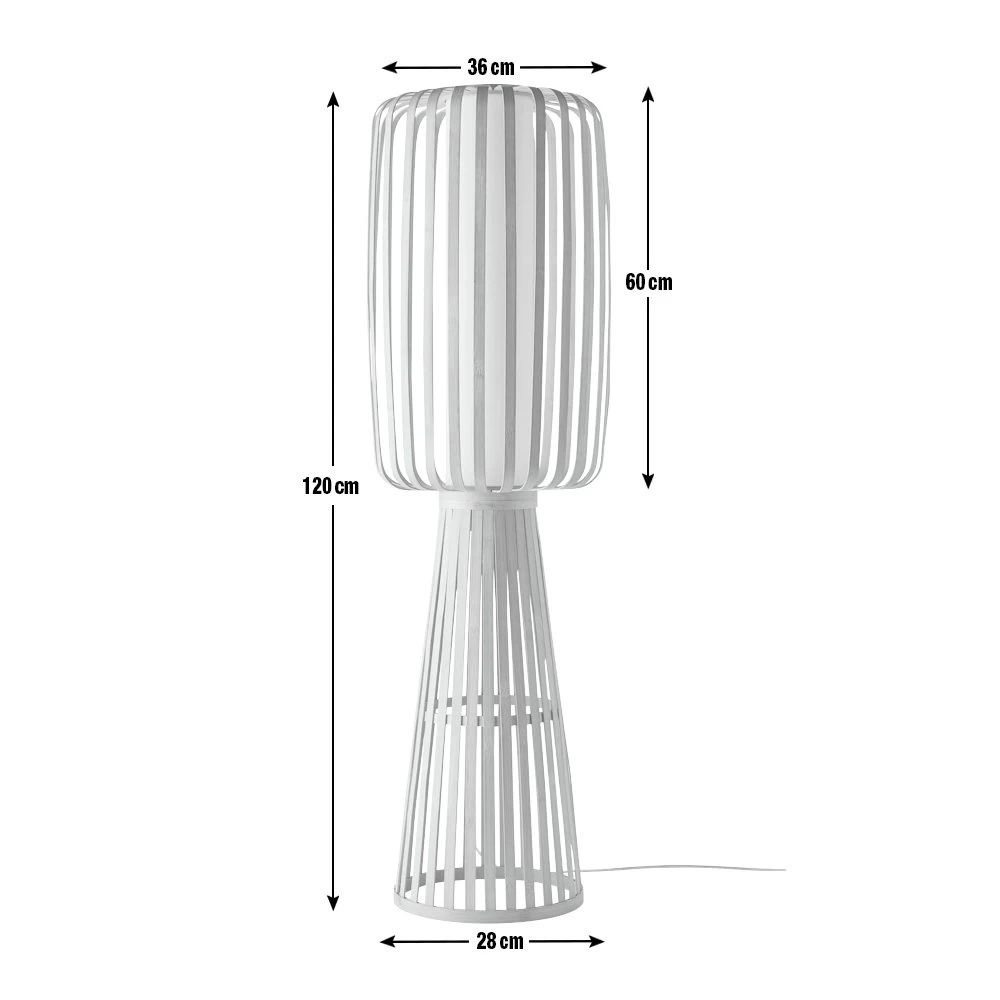 Habitat Achille Japonica Floor Lamp - Ash - Image 3