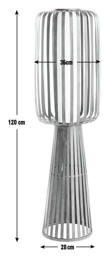 Habitat Achille Floor Lamp - Walnut - Image 3