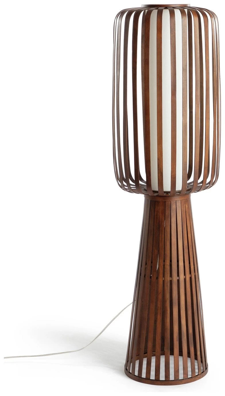 Habitat Achille Floor Lamp - Walnut - Image 4