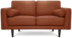 Habitat Jackson Leather 2 Seater Sofa - Tan