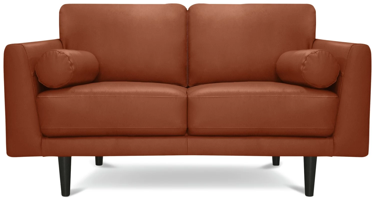 Habitat Jackson Leather 2 Seater Sofa - Tan