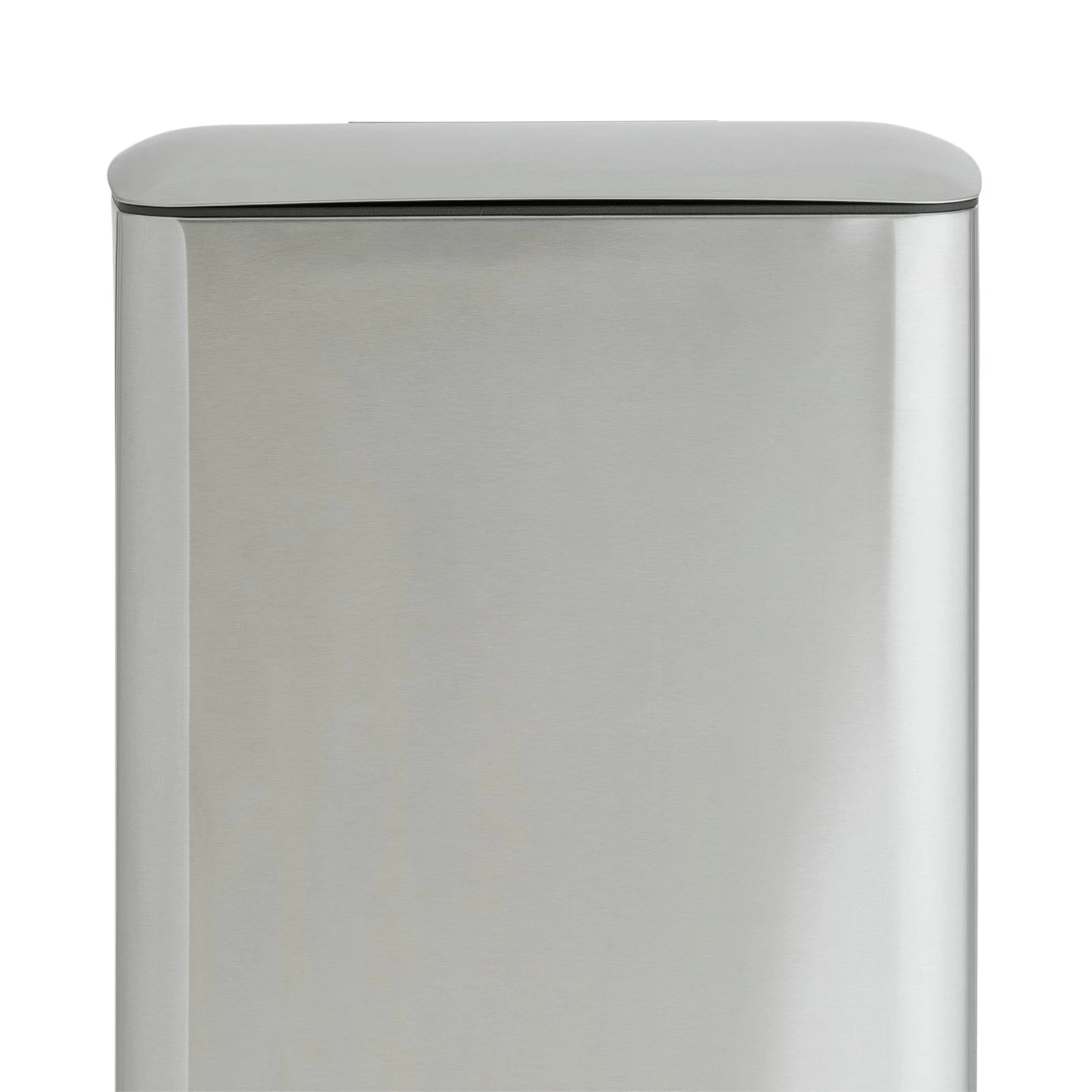 Habitat 30 Litre Modern Rectangular Bin - Silver - Image 5