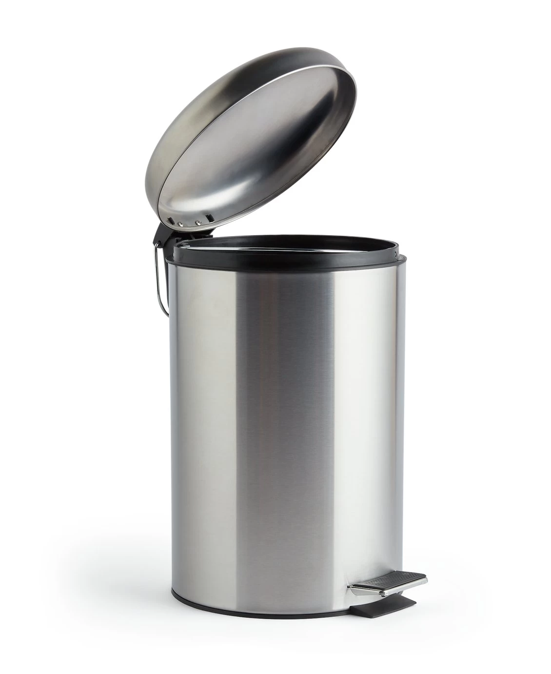 Habitat 12 Litre Domed Pedal Bin - Silver - Image 3